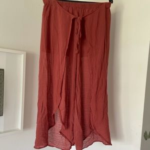 Ocre wide leg pants